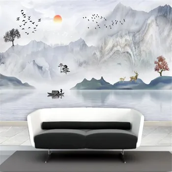 Milofi professional custom wallpaper mural marble pattern new Chinese artistic conception landscape TV background wall 
Milofi professional custom wallpaper mural marble pattern new Chinese artistic conception landscape TV background wall