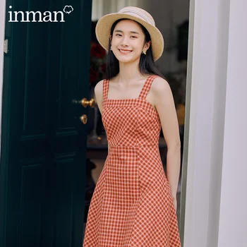 INMAN 2020 New Arrival Retro Style Casual Party Sexy A-line Hem Slip Dress 
INMAN 2020 New Arrival Retro Style Casual Party Sexy A-line Hem Slip Dress