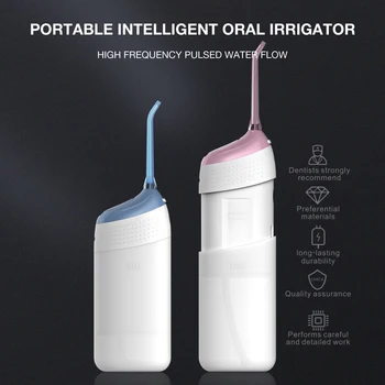 Oral Irrigator USB Charging Wireless Water Tooth Cleaner Rechargeable Irrigator with 3 Modes 2 Nozzles
Oral Irrigator USB Charging Wireless Water Tooth Cleaner Rechargeable Irrigator with 3 Modes 2 Nozzles