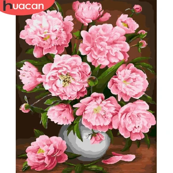 HUACAN Oil Painting By Number Peony Flower Drawing Canvas Acrylic Handpainted Pictures By Number Wall Art For Adults Home Decor
HUACAN Oil Painting By Number Peony Flower Drawing Canvas Acrylic Handpainted Pictures By Number Wall Art For Adults Home Decor