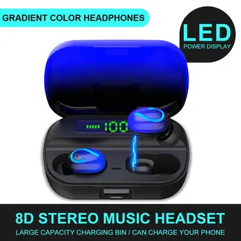 Bluetooth 5.0 Earbuds Wireless Earphones with Charging Case Digital Display for Workout Sports Gym Running
Bluetooth 5.0 Earbuds Wireless Earphones with Charging Case Digital Display for Workout Sports Gym Running