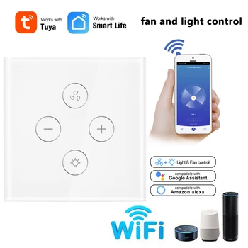 hot Alexa Amazon voice control ceiling Fan wifi Switch intelligent light controller dimmable Adjustable wind speed tuya smart EU
hot Alexa Amazon voice control ceiling Fan wifi Switch intelligent light controller dimmable Adjustable wind speed tuya smart EU