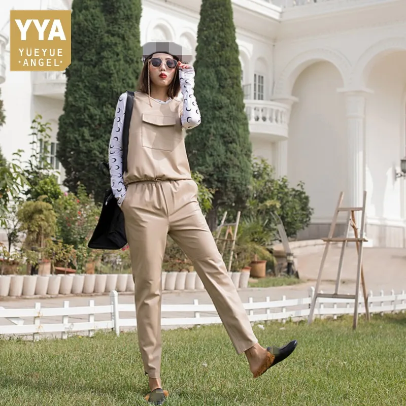 Brand Genuine Leather Trousers Women Streetwear Slim Elastic Waist Harem Pants Luxury Office Lady Sheepskin Casual Pants M-2XL
Brand Genuine Leather Trousers Women Streetwear Slim Elastic Waist Harem Pants Luxury Office Lady Sheepskin Casual Pants M-2XL