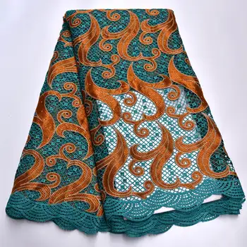Best Selling multicolored embroidery African Guipure Lace with stone cord fabric soft high quality Wo477
Best Selling multicolored embroidery African Guipure Lace with stone cord fabric soft high quality Wo477