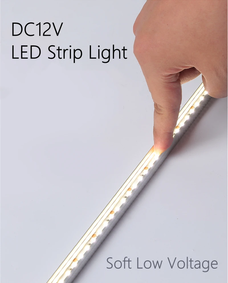 Generic L30100cm LED Under Layer Bar Lamp Aluminum Profile Splint Clip Channel For 8mm