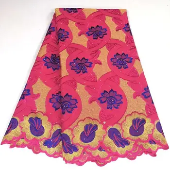 High Quality Swiss Voile Lace In Switzerland Hollow Pink African Cotton Lace Fabric With Stones For Men and Women
High Quality Swiss Voile Lace In Switzerland Hollow Pink African Cotton Lace Fabric With Stones For Men and Women
