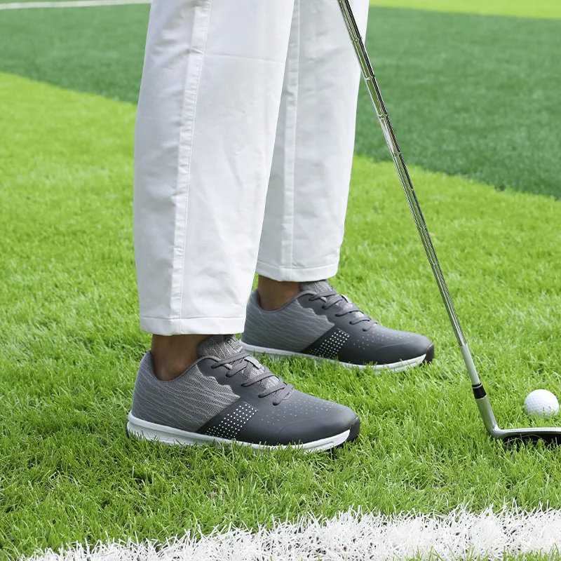 Professional Golf Shoes Spikeless Athletics Training Sneakers Man Waterproof Golf Sneakers Junior Golf Tour Shoes for Men Golfer
Professional Golf Shoes Spikeless Athletics Training Sneakers Man Waterproof Golf Sneakers Junior Golf Tour Shoes for Men Golfer
