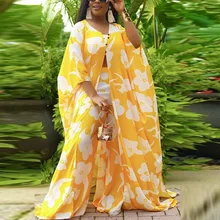 4XL 5XL Plus Size Pants Sets for Womens Yellow Floral Printed Autumn New 2021 Loose Batwing Sleeve Fashion Elegant Evening Sets
4XL 5XL Plus Size Pants Sets for Womens Yellow Floral Printed Autumn New 2021 Loose Batwing Sleeve Fashion Elegant Evening Sets