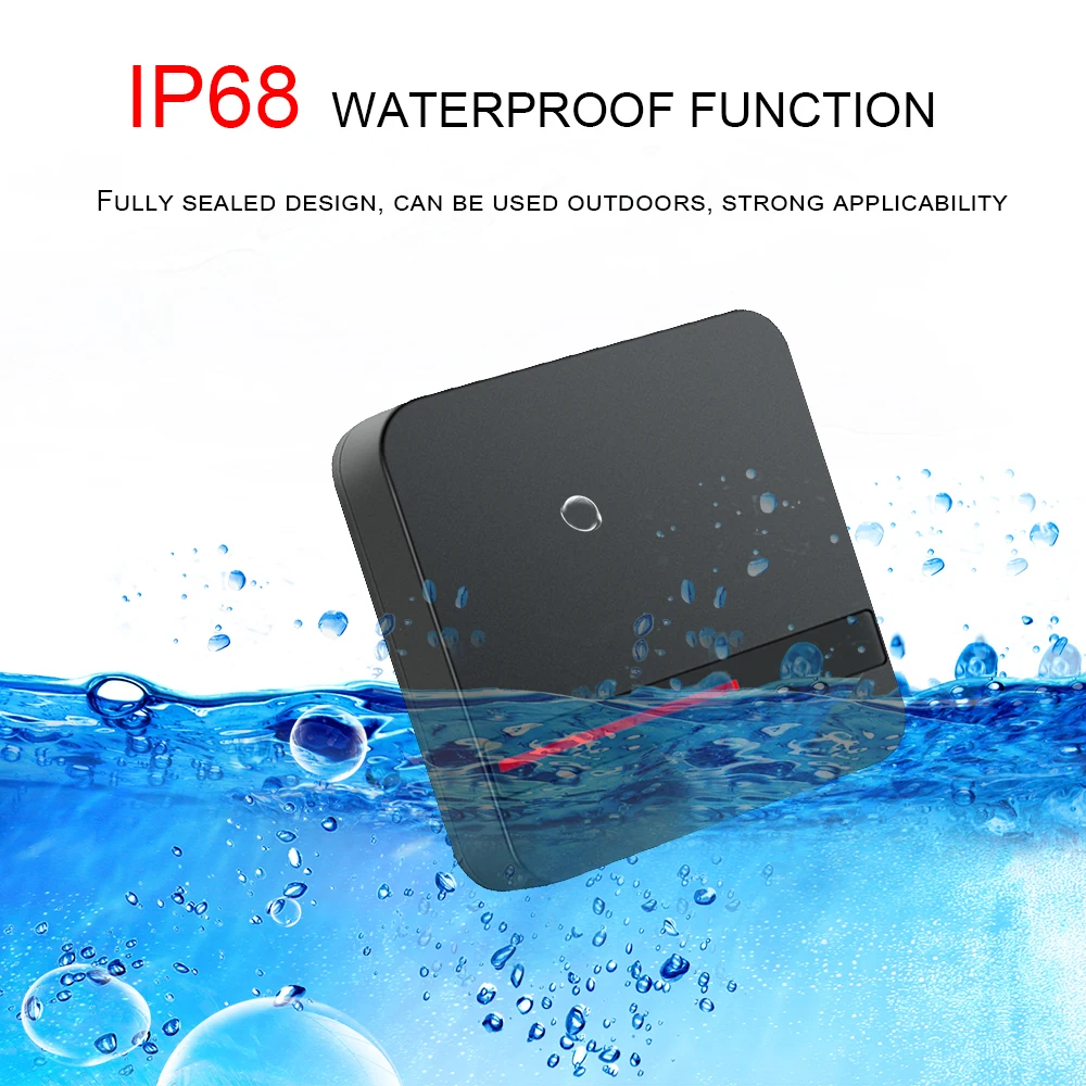 Long Range RFID Reader 125KHZ /13.56MHZ Proximity Card Reader Wiegand 26/34 IP68 Waterproof IC Card Access Control Card Reader
Long Range RFID Reader 125KHZ /13.56MHZ Proximity Card Reader Wiegand 26/34 IP68 Waterproof IC Card Access Control Card Reader