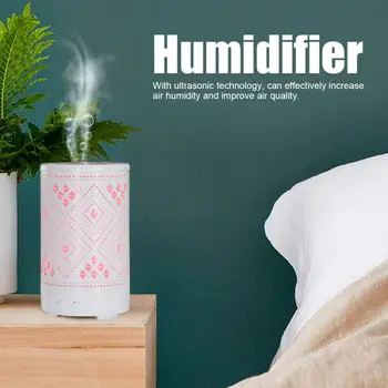 Mini Ultrasonic Air Aroma Humidifier 100ml Remote Control With 7 Color Lights Electric Aromatherapy Essential Oil Aroma Diffuser
Mini Ultrasonic Air Aroma Humidifier 100ml Remote Control With 7 Color Lights Electric Aromatherapy Essential Oil Aroma Diffuser