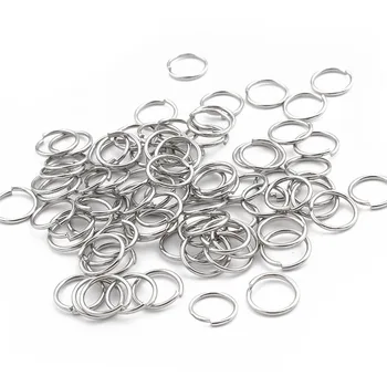 100pcs Stainless Steel 8mm 10mm Open Jump Ring Loop Split Ring Connector For DIY Necklace Earring Jewelry Supplier
100pcs Stainless Steel 8mm 10mm Open Jump Ring Loop Split Ring Connector For DIY Necklace Earring Jewelry Supplier
