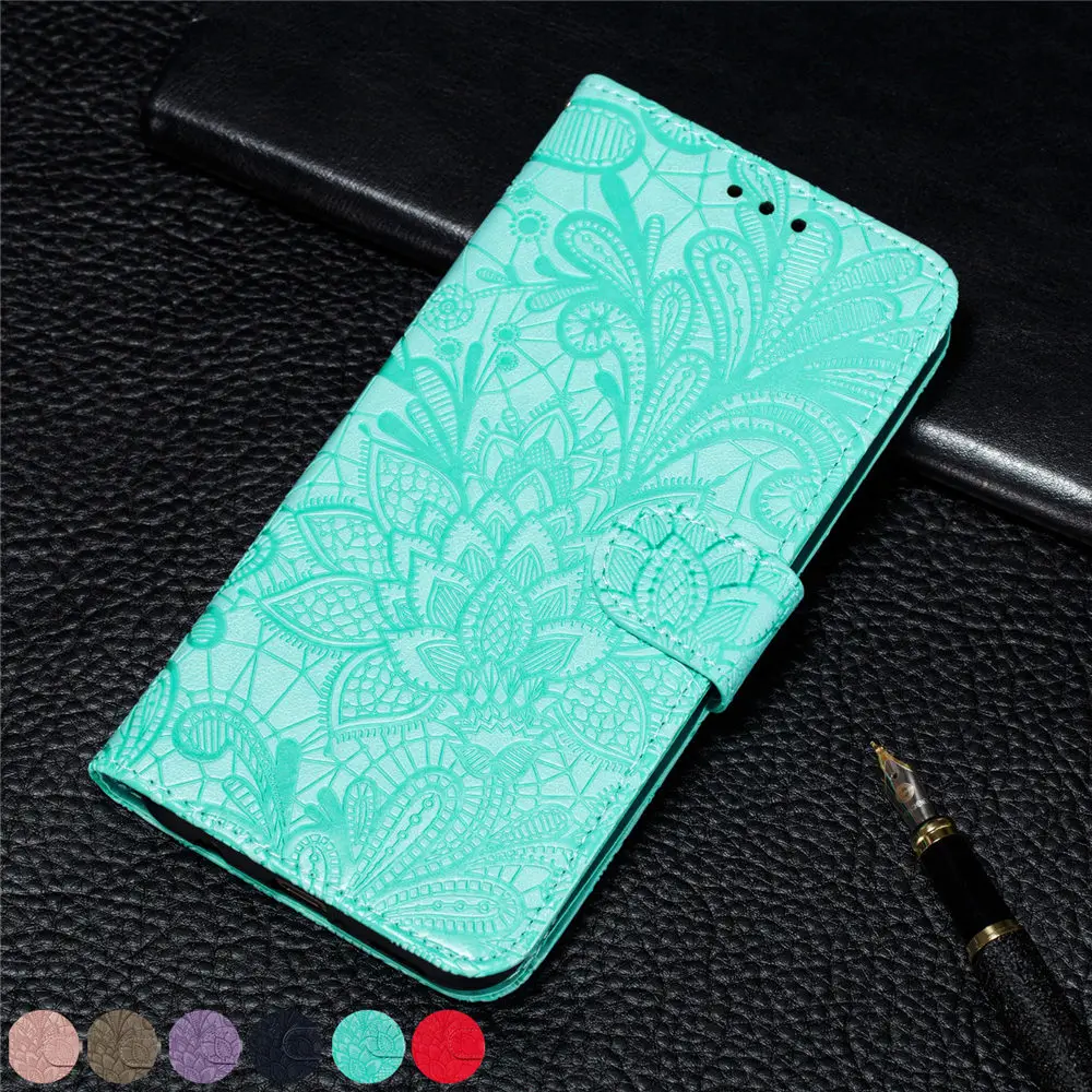 Чехол с вышитым цветком для Xiaomi Redmi Note 6 7S 7 Pro shell redmi go Y3 funda 6A k20 Кожаный