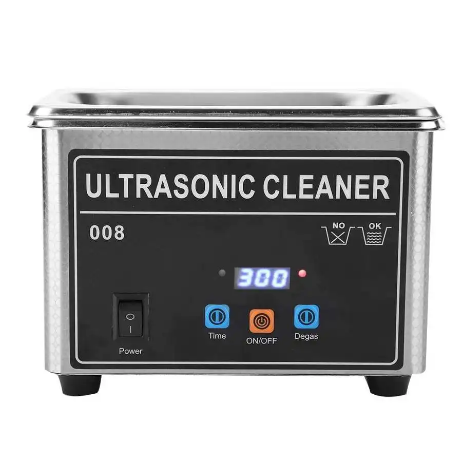42KHz Gerprint-proof Steel Ultrasonic Cleaning Machine for Jewelry Watch Glasses False Teeth Cleaning Double Safety Switch
42KHz Gerprint-proof Steel Ultrasonic Cleaning Machine for Jewelry Watch Glasses False Teeth Cleaning Double Safety Switch
