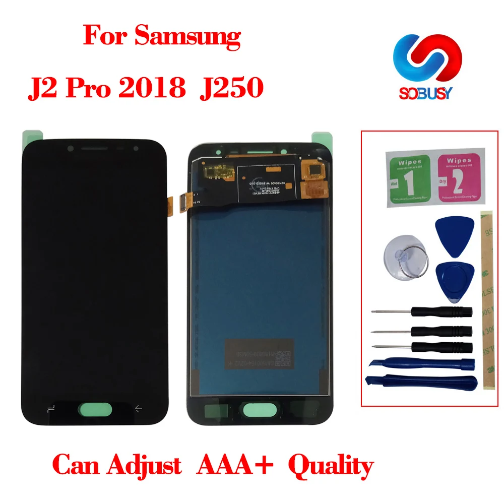 For Samsung Galaxy J2 pro 2018 J250 J250F LCD Display and touch screen digitizer assembly adjust brightness free shipping
For Samsung Galaxy J2 pro 2018 J250 J250F LCD Display and touch screen digitizer assembly adjust brightness free shipping