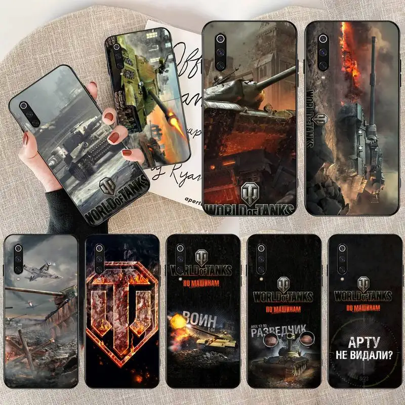 Чехол для телефона из мягкого силикона и тпу PENGHUWAN world of tanks Xiaomi Mi9 9SE 8SE Pocophone F1 Mi8