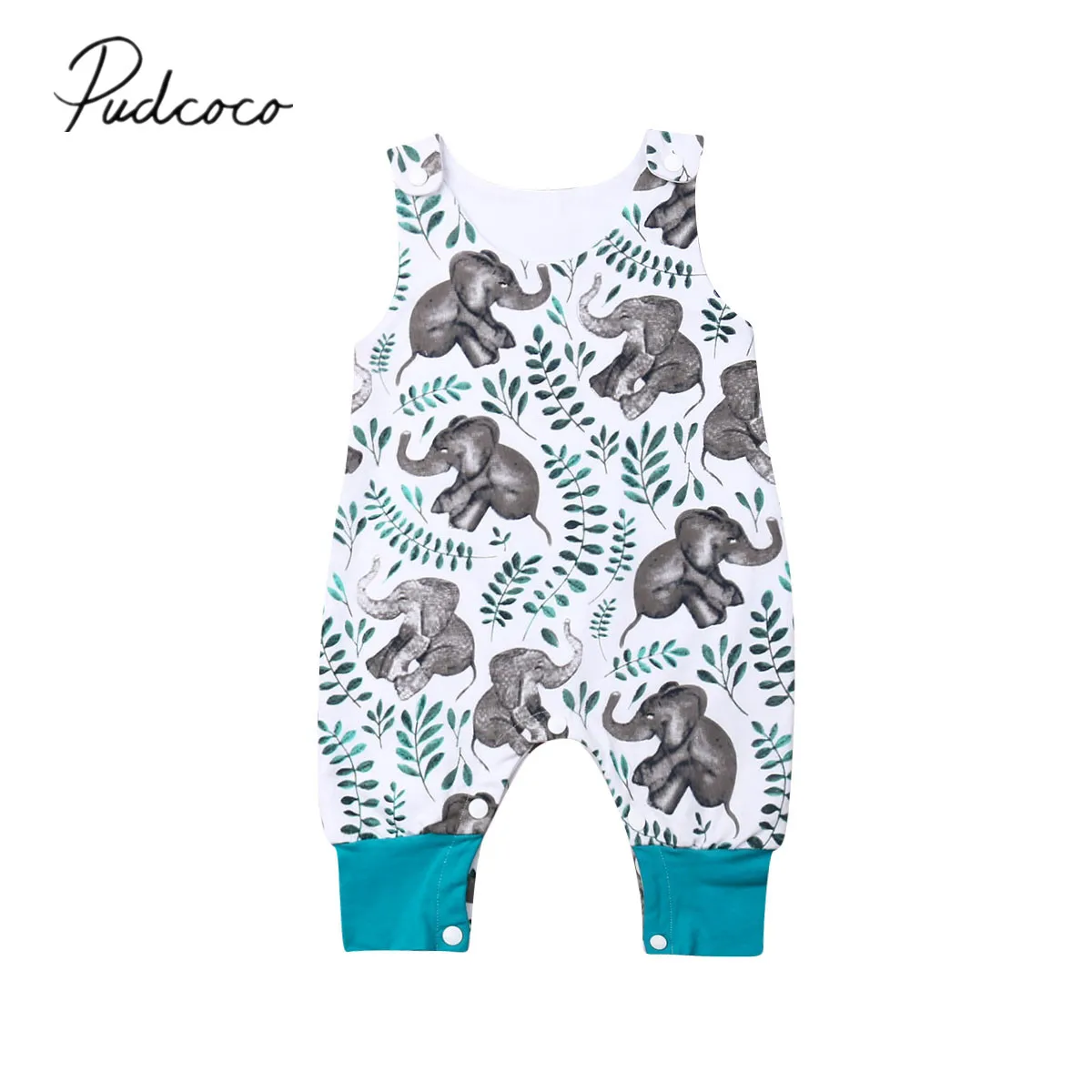 2019 Baby Summer Clothing Newborn Infant Baby Boy Girl Sleeveless Elephant Romper Jumpsuit Animals Print Playsuits Clothes Set
2019 Baby Summer Clothing Newborn Infant Baby Boy Girl Sleeveless Elephant Romper Jumpsuit Animals Print Playsuits Clothes Set