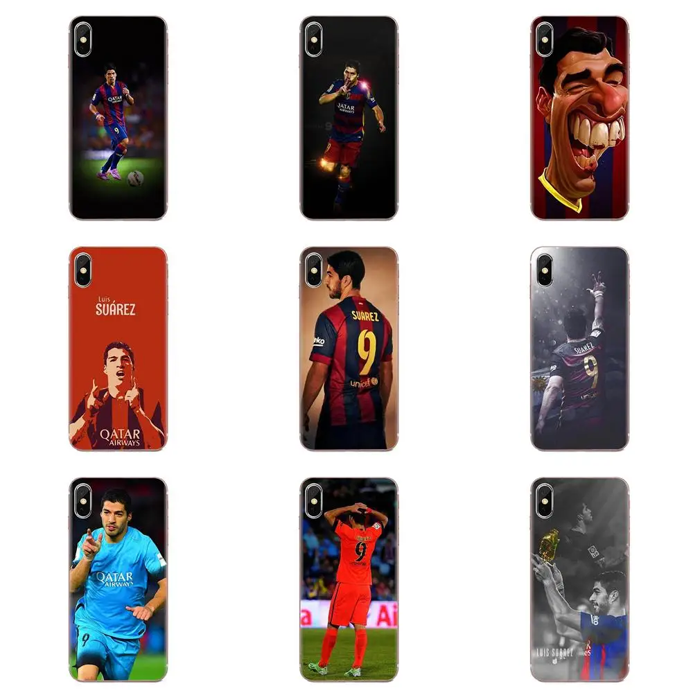 Мягкие чехлы для телефонов из ТПУ Apple iPhone 11 Pro X XS Max XR 4 4S 5 5C 5S SE 6 6S 7 8 Plus Luis Suarez Spain Star