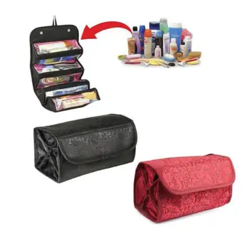Qinju Roll Up Travel Cosmetic Bag Letter Print Makeup Case Hanging Bathroom Makeup Organizer Lightweight
Qinju Roll Up Travel Cosmetic Bag Letter Print Makeup Case Hanging Bathroom Makeup Organizer Lightweight