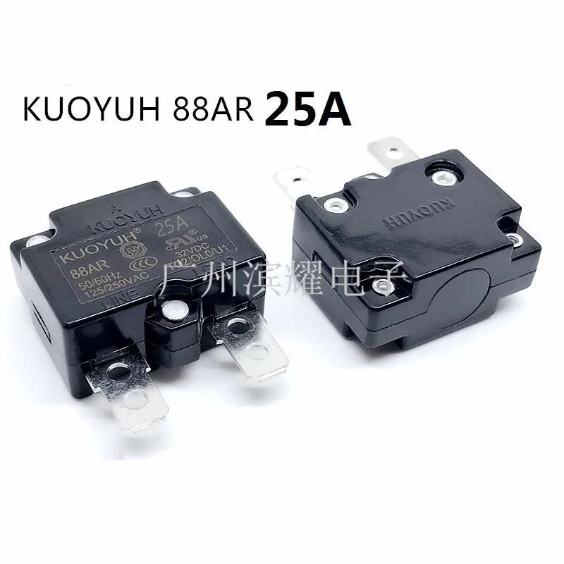 Circuit Breakers KUOYUH 88AR-25A Overcurrent Protector Overload Switch Automatic Reset
Circuit Breakers KUOYUH 88AR-25A Overcurrent Protector Overload Switch Automatic Reset