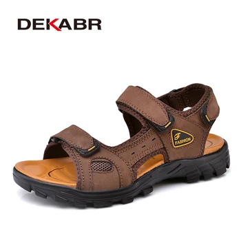 DEKABR 2020 New Genuine Leather Men Shoes Lightweight Slip on Summer Shoes Comfort Beach Casual Men Sandals Big Size 47
DEKABR 2020 New Genuine Leather Men Shoes Lightweight Slip on Summer Shoes Comfort Beach Casual Men Sandals Big Size 47