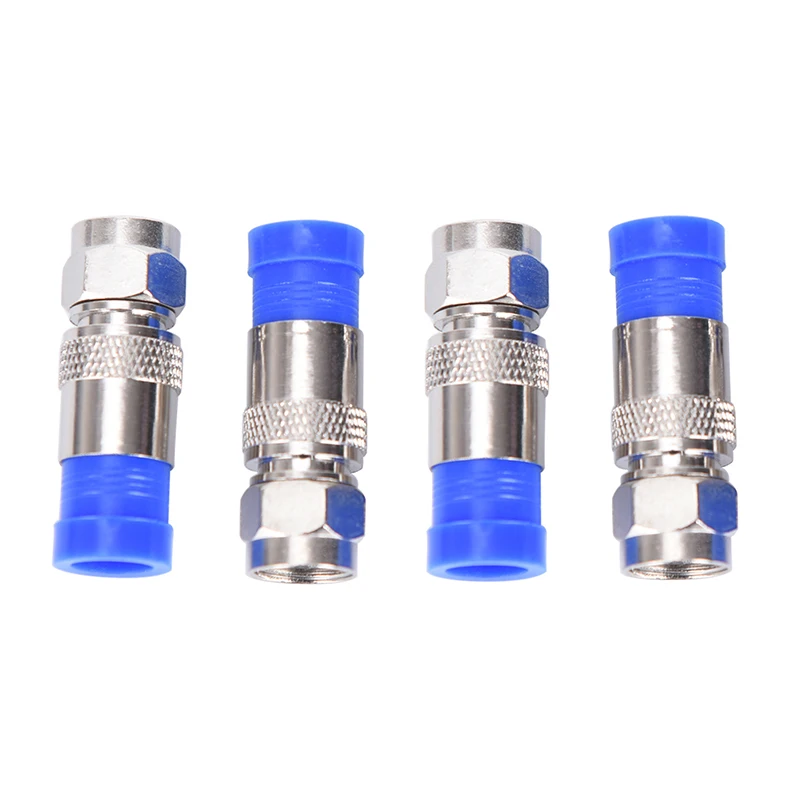 Waterproof Connection F Compression Connector Coax Cable Coaxial Compression Tool 10pcs RG6 Compression Connectors
Waterproof Connection F Compression Connector Coax Cable Coaxial Compression Tool 10pcs RG6 Compression Connectors