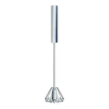 12" Stainless Steel Rotary Egg Blender Half-Manual Egg Beater Egg Blender Semi-automatic Kitchen Baking Gadget
12" Stainless Steel Rotary Egg Blender Half-Manual Egg Beater Egg Blender Semi-automatic Kitchen Baking Gadget