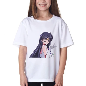 Summer T-shirts For Girls Children Tshirts Sailor Moon Tees T Shirt Animation Kids Kawaii Tops Clothes
Summer T-shirts For Girls Children Tshirts Sailor Moon Tees T Shirt Animation Kids Kawaii Tops Clothes