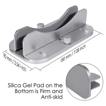 Vertical Laptop Stand Holder Adjustable Size Desktop Space-saving Notebook Mount For Macbook Air/Pro Surface Pro Smartphone
Vertical Laptop Stand Holder Adjustable Size Desktop Space-saving Notebook Mount For Macbook Air/Pro Surface Pro Smartphone
