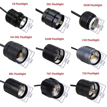 9 Model Pressure Switch Controller for C8/501/502B/VA-501/A100/C10/801/T67/710 Flashlight Torch Light Rat Tail Switch
9 Model Pressure Switch Controller for C8/501/502B/VA-501/A100/C10/801/T67/710 Flashlight Torch Light Rat Tail Switch