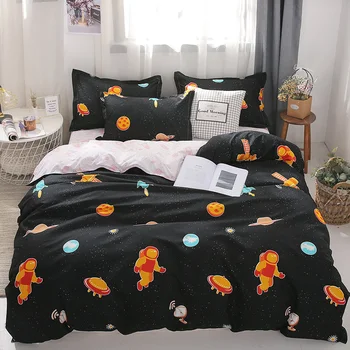 3/4pcs Cotton Black and White Bedding Sets with Duvet Cover Bed Sheet Pillowcase Cute Stripe Bed Linen King Queen Bedding Set
3/4pcs Cotton Black and White Bedding Sets with Duvet Cover Bed Sheet Pillowcase Cute Stripe Bed Linen King Queen Bedding Set
