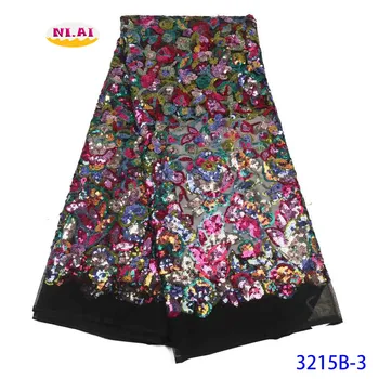 Latest African sequence Lace Fabric 2020 High Quality Nigerian French Net With Sequins Embroidery Tulle Lace For Dress NA3215B-1
Latest African sequence Lace Fabric 2020 High Quality Nigerian French Net With Sequins Embroidery Tulle Lace For Dress NA3215B-1