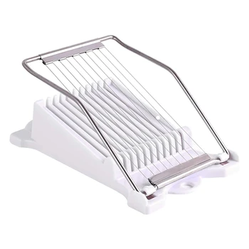 Slicer for Cutting Spam Ham Luncheon Meat Boiled Eggs Cucumber Strawberry Bananas Made By ABS and Stainless Steel Wire
Slicer for Cutting Spam Ham Luncheon Meat Boiled Eggs Cucumber Strawberry Bananas Made By ABS and Stainless Steel Wire