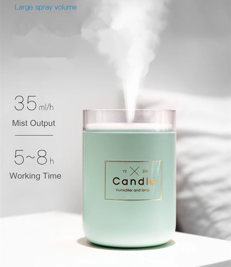 280ML Ultrasonic Air Humidifier Retro Candle Romantic Soft Light USB Essential Oil Diffuser Car Purifier Aroma Anion Mist Maker
280ML Ultrasonic Air Humidifier Retro Candle Romantic Soft Light USB Essential Oil Diffuser Car Purifier Aroma Anion Mist Maker