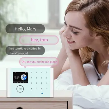 Home Alarm System Wireless Urglar Alarm Security System Kit Smart LCD Voice Prompt Automatic Security Alarm Kit
Home Alarm System Wireless Urglar Alarm Security System Kit Smart LCD Voice Prompt Automatic Security Alarm Kit