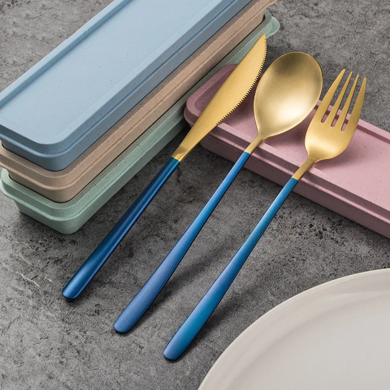 JueQi Camping Tableware Set Cutlery Stainless Steel 304 Utensils Kitchen Dinnerware include Knife Fork TeaSpoons 
JueQi Camping Tableware Set Cutlery Stainless Steel 304 Utensils Kitchen Dinnerware include Knife Fork TeaSpoons