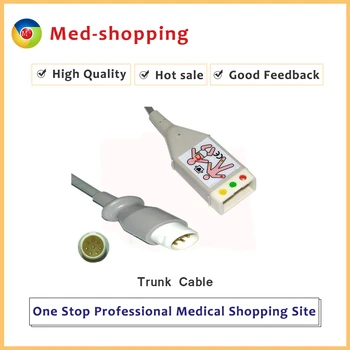 PHL Patient Monitor ECG Trunk Cable for 78532A/B,78534A/ B/C,M1722A/B,M1723A/B,M2400 A,M2406A,M2475B,M3500B
PHL Patient Monitor ECG Trunk Cable for 78532A/B,78534A/ B/C,M1722A/B,M1723A/B,M2400 A,M2406A,M2475B,M3500B