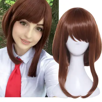 My Hero Academia Ochaco Uraraka Brown Straight Cosplay Wig Costume Anime Hair 
My Hero Academia Ochaco Uraraka Brown Straight Cosplay Wig Costume Anime Hair