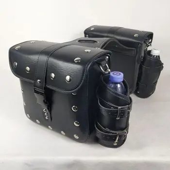 2PCS Motorcycle Saddlebag Side Tool Luggage Bags Saddle Bags With Bottle Bag Storage Tool Pouch Universal PU Leather Waterproof
2PCS Motorcycle Saddlebag Side Tool Luggage Bags Saddle Bags With Bottle Bag Storage Tool Pouch Universal PU Leather Waterproof