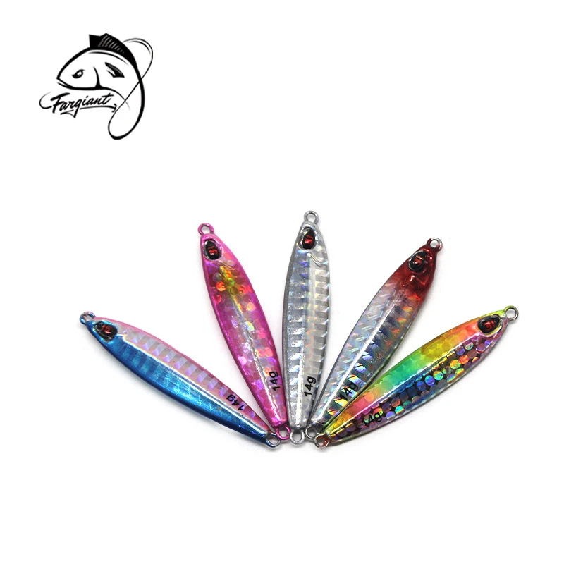 Fargiant Fishing Lures Colorful Spoon Bait 7g 10g 14g 21g Metal Jig Light Shad Lure Artificial Light Shad Fishing Tackle
Fargiant Fishing Lures Colorful Spoon Bait 7g 10g 14g 21g Metal Jig Light Shad Lure Artificial Light Shad Fishing Tackle