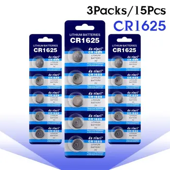 15Pcs 3V Lithium Button Battery CR1625 BR1625 ECR1625 LM1625 KCR1625 BR1625 ECR1625 LM1625 KCR1625 CR1625 3V Coin Cell Battery
15Pcs 3V Lithium Button Battery CR1625 BR1625 ECR1625 LM1625 KCR1625 BR1625 ECR1625 LM1625 KCR1625 CR1625 3V Coin Cell Battery