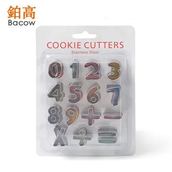 Baking Mould Stainless Steel Addition and Subtraction Multiplication and Division with Numbers Cookie Cutter & Vegetable bing ga
Baking Mould Stainless Steel Addition and Subtraction Multiplication and Division with Numbers Cookie Cutter & Vegetable bing ga
