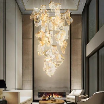 Postmodern Creative Chandelier LED Adjustable Hanging Lamp For Dining Living Room Duplex Rotating Staircase Guide Lighting
Postmodern Creative Chandelier LED Adjustable Hanging Lamp For Dining Living Room Duplex Rotating Staircase Guide Lighting