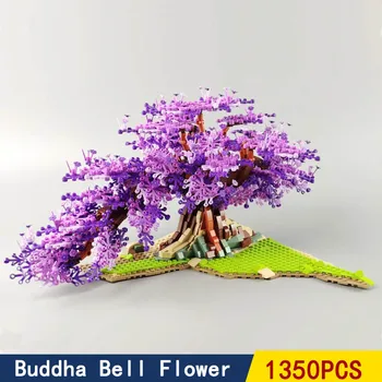 In Stock 1350Pcs MOC Fairyland Cultural Historical Landscape Buddha Linghua Assembly Model Building Kit Collection Gift LEJ926