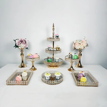 new arrive 3 tiers gold Crystals Cake StandCake Decorating Supplies Cupcake flower stand
new arrive 3 tiers gold Crystals Cake StandCake Decorating Supplies Cupcake flower stand