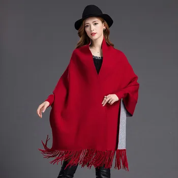 Reversible Pashmina Female Mantilla Shawls Cashmere Blend Cape Mujer Bufanda Soft Scarf Wrap Tassel Muffler Ultra Long Chal
Reversible Pashmina Female Mantilla Shawls Cashmere Blend Cape Mujer Bufanda Soft Scarf Wrap Tassel Muffler Ultra Long Chal