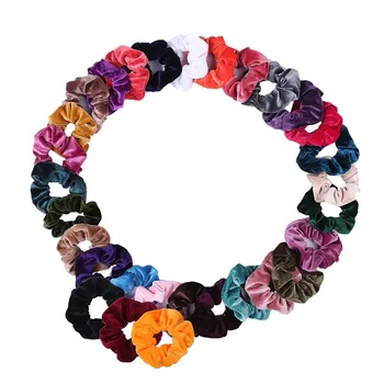 40Pcs velvet Hair Scrunchies women Headbands Hair Holders lady Tie Gum Rubber Bands Hair Elastics Accessories Headwear 
40Pcs velvet Hair Scrunchies women Headbands Hair Holders lady Tie Gum Rubber Bands Hair Elastics Accessories Headwear