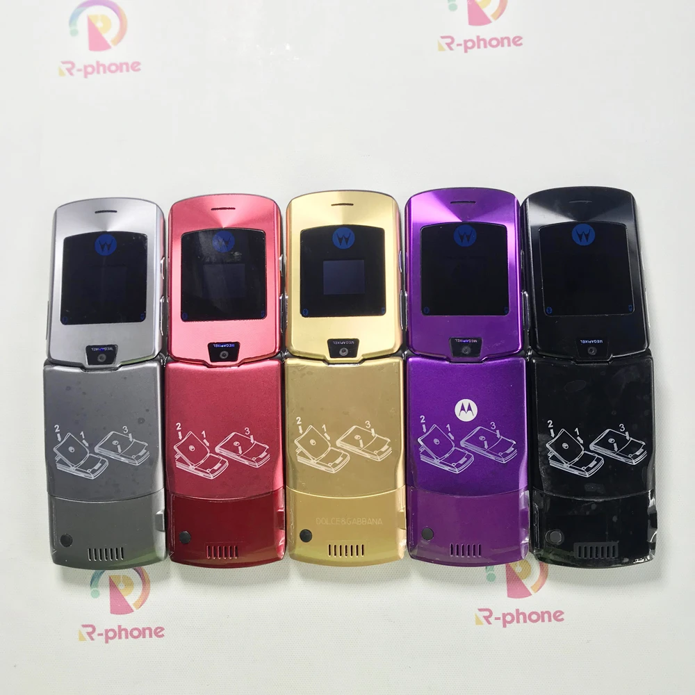 Motorola RAZR V3i DG Отремонтированная разблокированная версия мобильного телефона