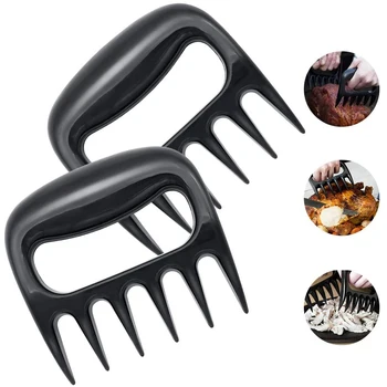 BBQ Fork for Meat Shredder Strong Pulled Puller Barbecue Clamp Claw Fruit Vegetable Slicer Cutters Kitchen Baking Cooking Tools
BBQ Fork for Meat Shredder Strong Pulled Puller Barbecue Clamp Claw Fruit Vegetable Slicer Cutters Kitchen Baking Cooking Tools