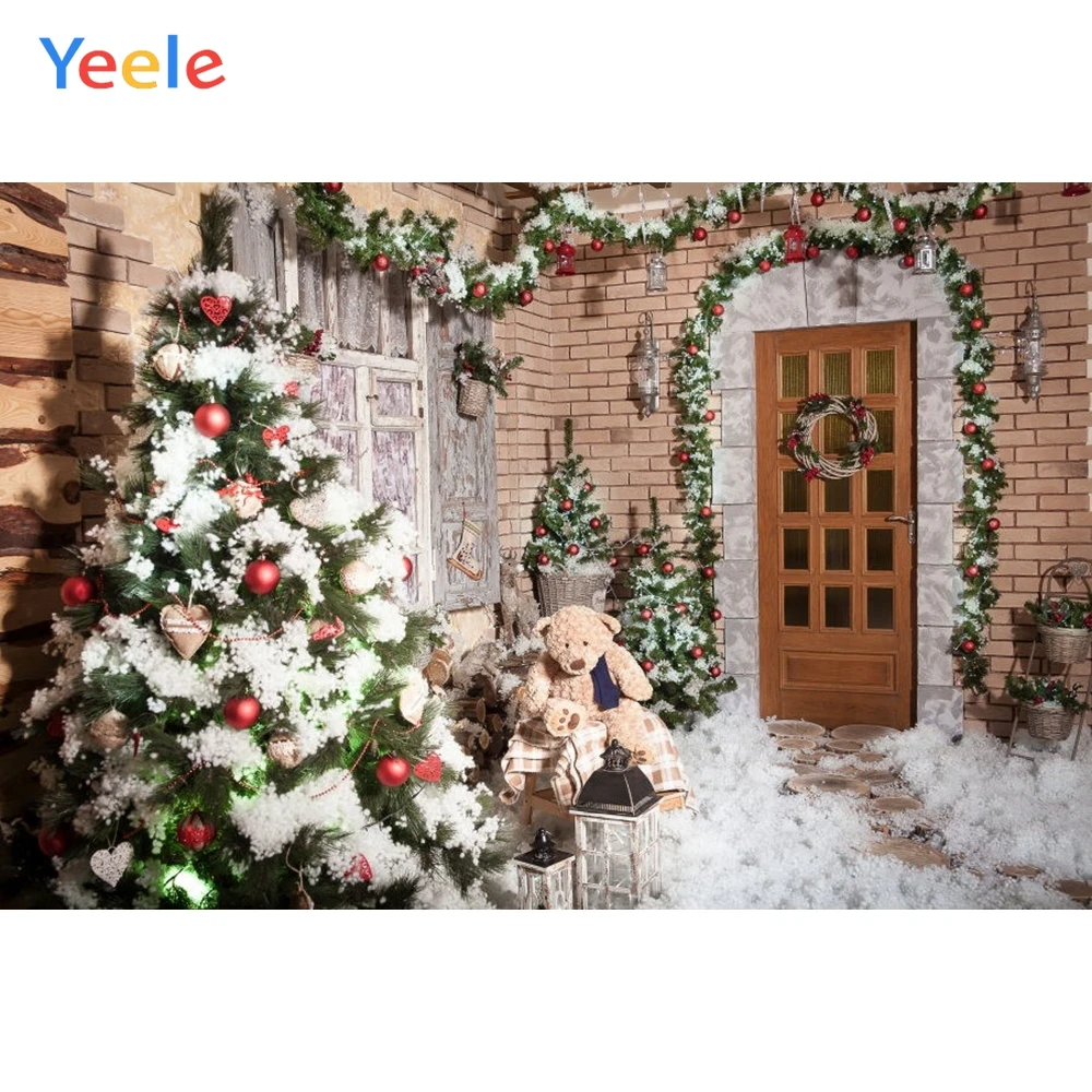 Yeele Christmas Tree Fir Garland Snow Porch Scenery Photography Backgrounds Custom Photographic Backdrops For Photo Studio
Yeele Christmas Tree Fir Garland Snow Porch Scenery Photography Backgrounds Custom Photographic Backdrops For Photo Studio