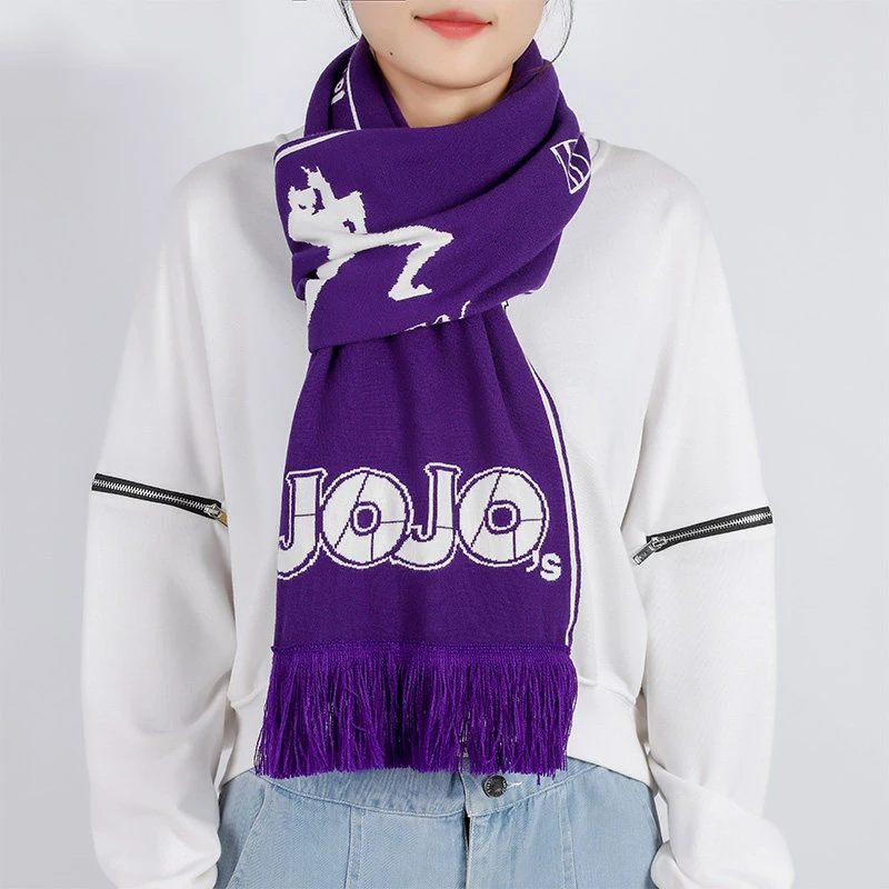 Anime JoJo's Bizarre Adventure Kujo Jotaro Theme Cosplay Prop Winter Knitting Scarf Fashion Men Women Warm Neckerchief Gift
Anime JoJo's Bizarre Adventure Kujo Jotaro Theme Cosplay Prop Winter Knitting Scarf Fashion Men Women Warm Neckerchief Gift
